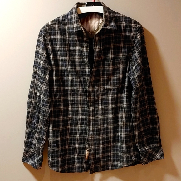Men's Plaid Flannel Shirt - Picture 2 of 6